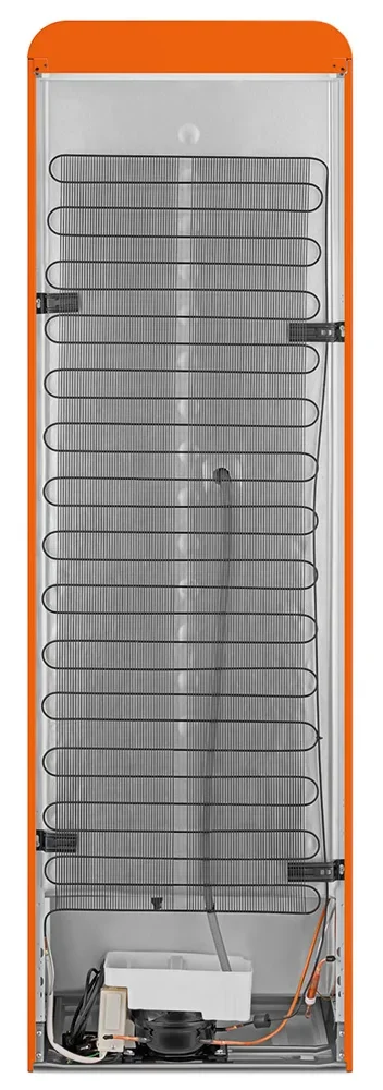 SMEG FAB32LOR6 Отдельностоящий двухдверный холодильник, стиль 50-х годов, 60 см, оранжевый, No-Frost