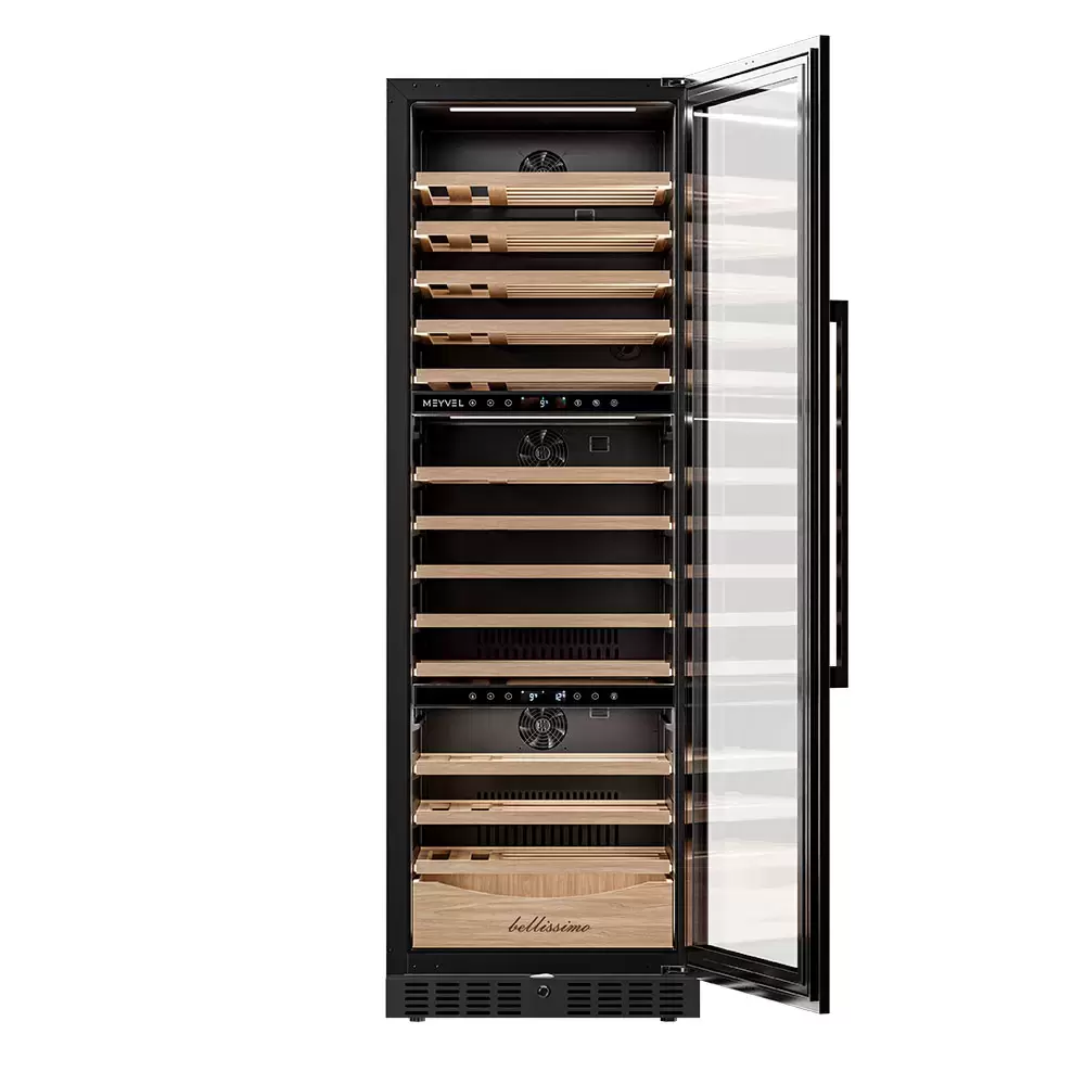 Винный шкаф компрессорный встраиваемый Meyvel MV98-KBT3 (Slim)